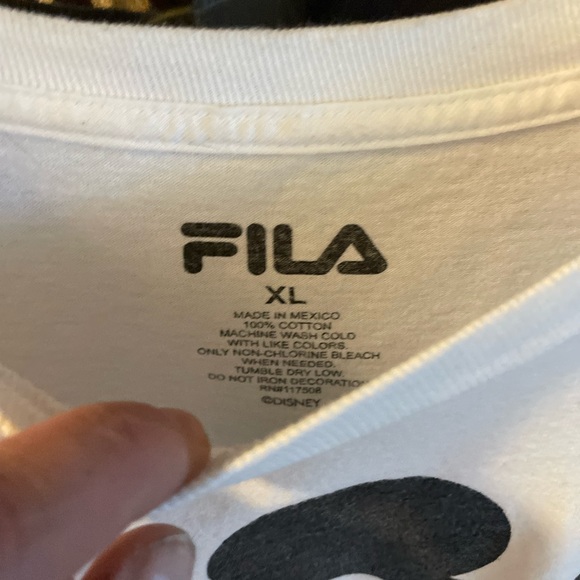 VINTAGE~FILA Mickey Mouse Long sleeve T-Shirt - Picture 3 of 5